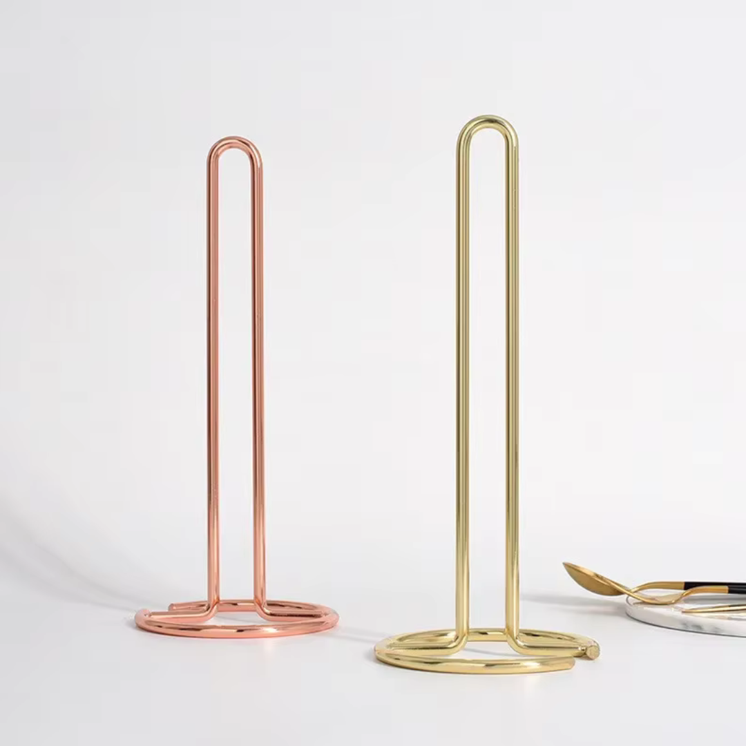 NordicRoll Hushållspappershållare i Metall – Guld eller Roséguld