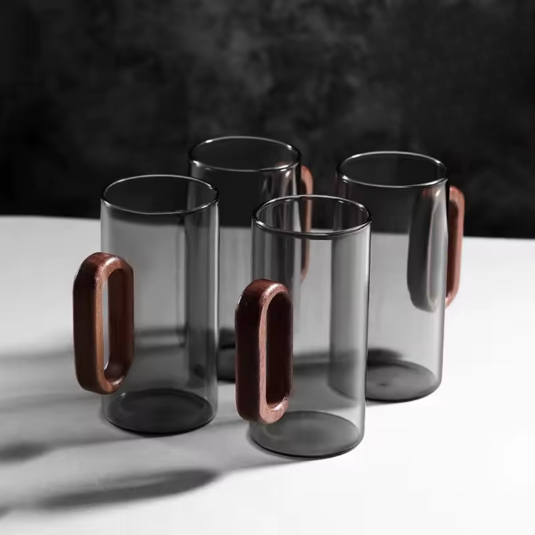 VALNÖT Designmuggar 6 & 4‑pack