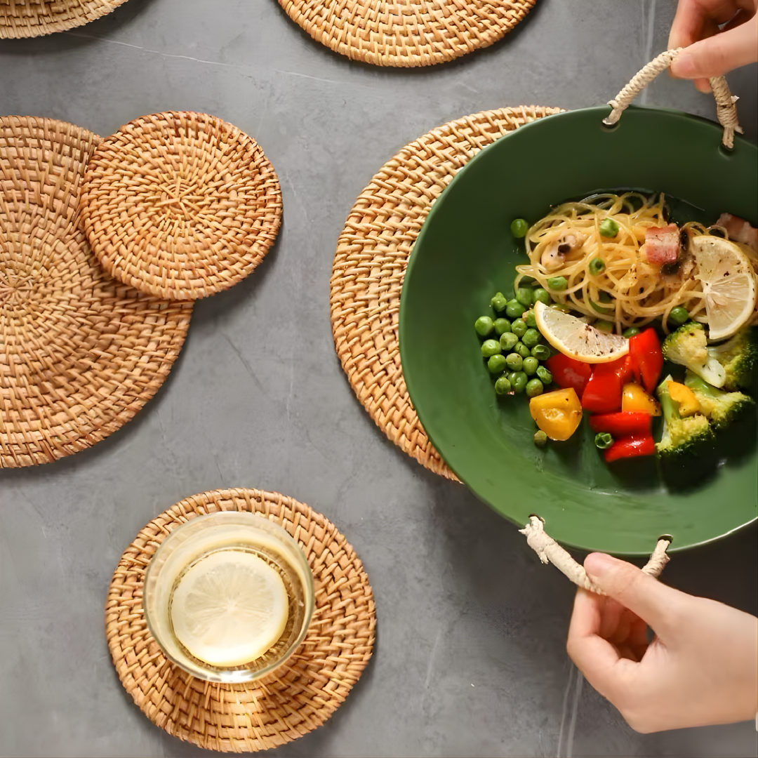 VINTAGE Rotting underlägg 3-pack