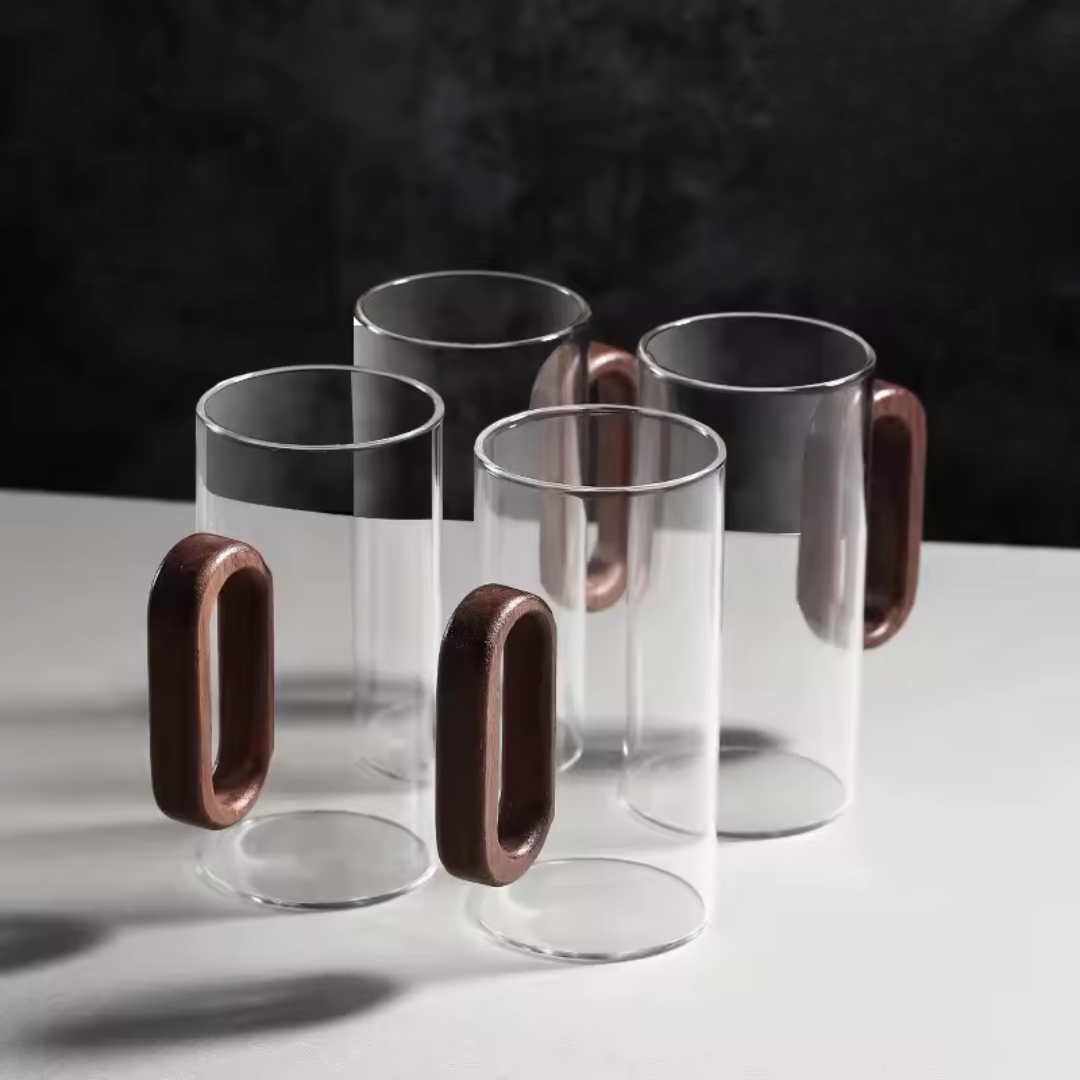 VALNÖT Designmuggar 6 & 4‑pack