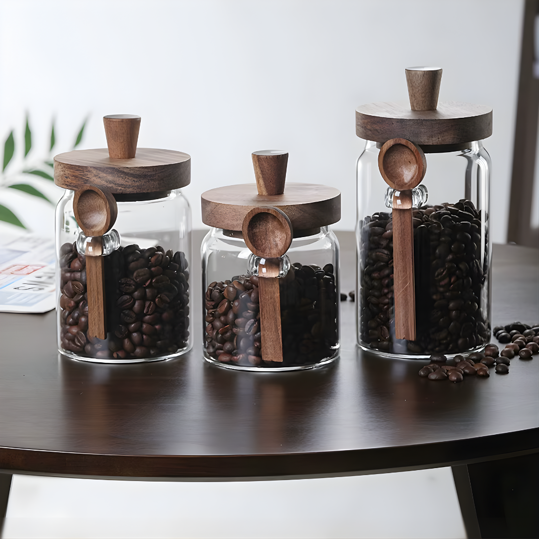 KLARO Glasburkar 3-pack