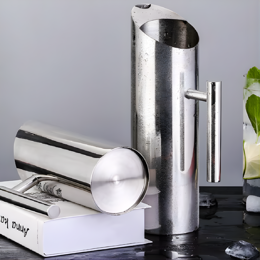 AURUMÉ Serveringskanna i guld & silver – 2 L