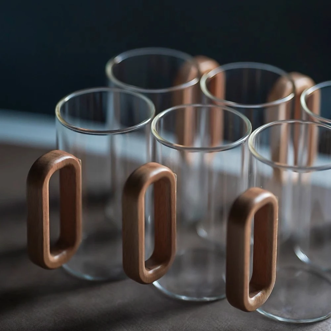 VALNÖT Designmuggar 6 & 4‑pack