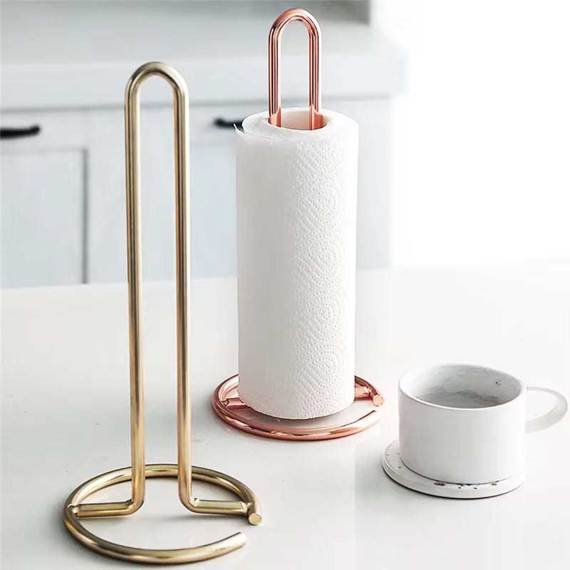 NordicRoll Hushållspappershållare i Metall – Guld eller Roséguld